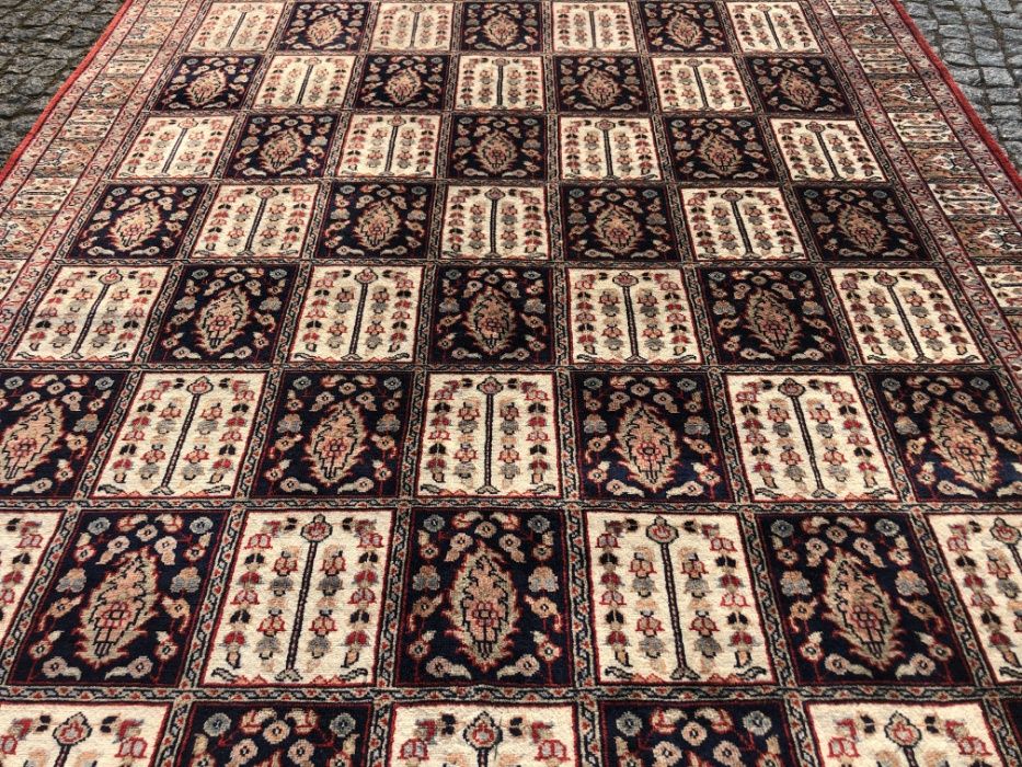 Nowy kaszmirowy ręczny dywan perski Indo-Ghoum 260x175cm-SKLEP 22 TYS