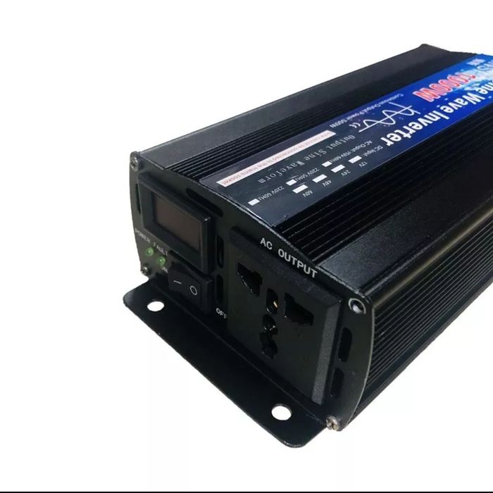 Інвертор 12v; 24; 48; 60v-220v пІкове навантаження 1000w. Чистий синус