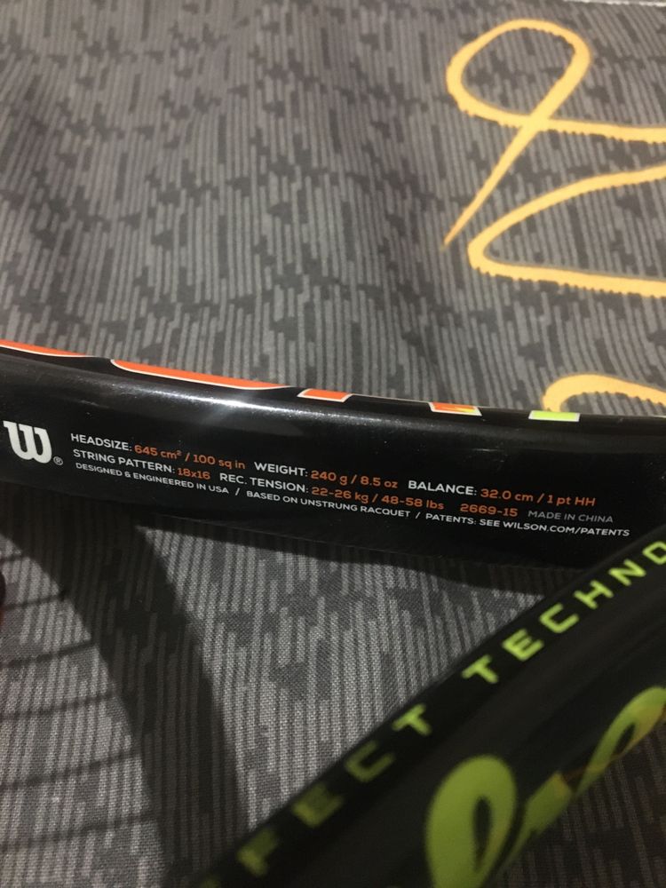 Теннисная ракетка Wilson Burn 25s (Babolat,yonex,head)