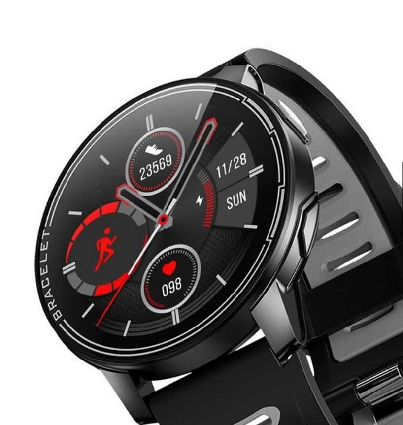 L6 SLIMY Smartwatch, tętno, kroki, puls, stoper HIT !