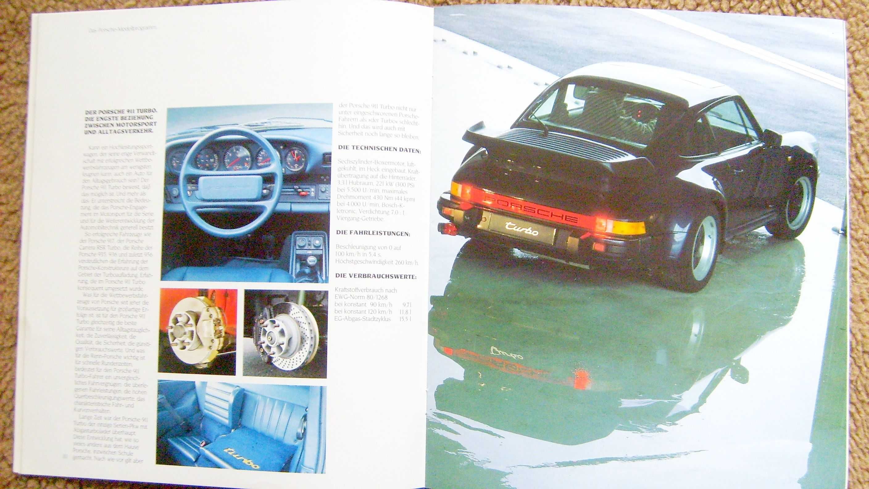 PORSCHE Programm 1986 + 1984 + 1983 ( 911, 924, 944, 928 ) 104 str. !