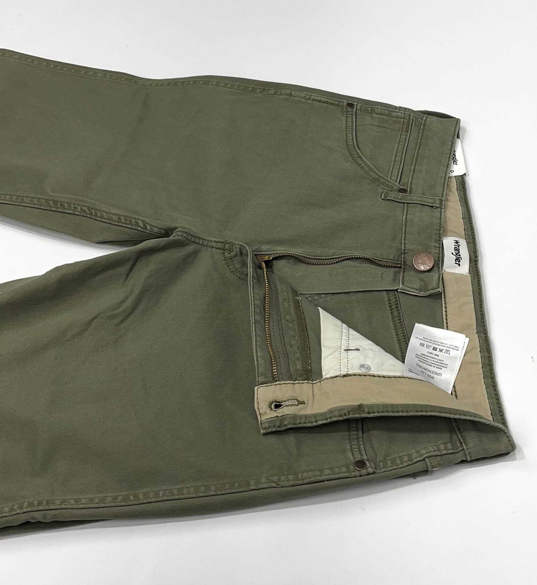 Spodnie męskie Wrangler Greensboro Militare Green W30 L32