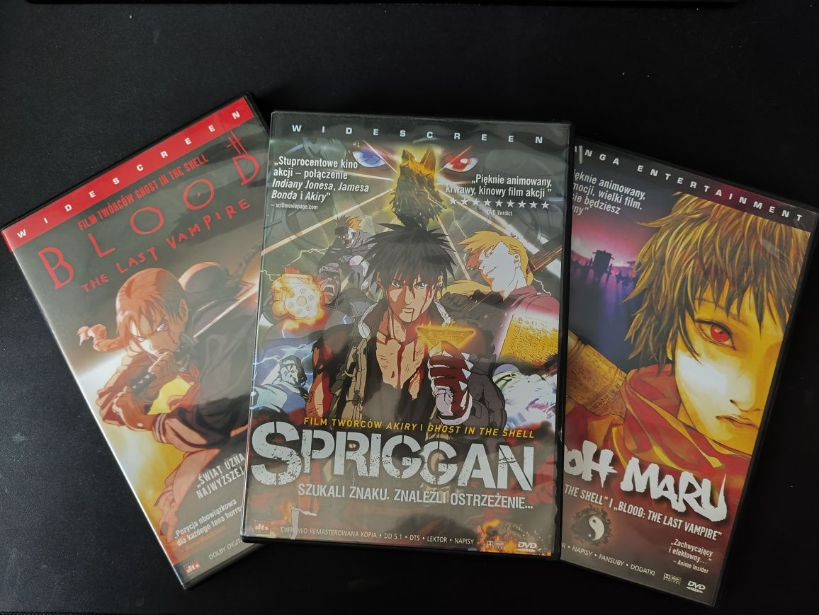 Zestaw Anime Spriggan, Blood The Last Vampire, Kai Doh Maru