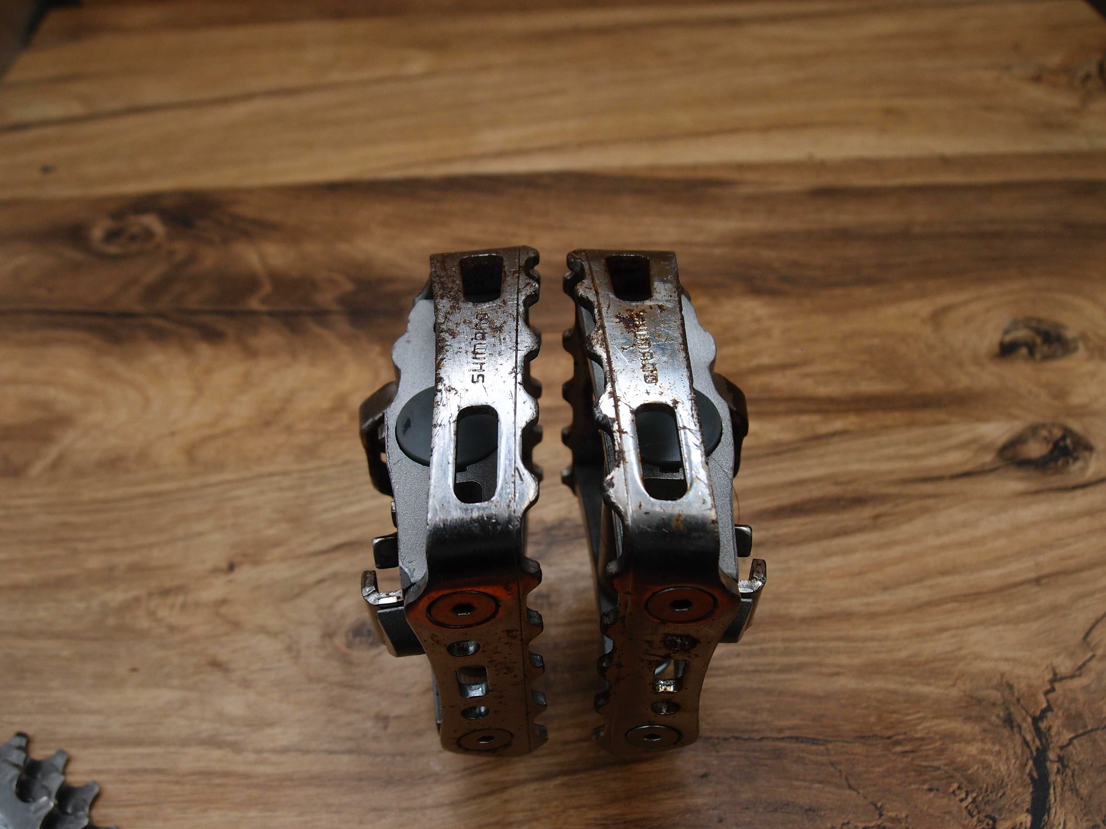 pedały rowerowe Shimano PD-M324 SPD platformowe retro MTB
