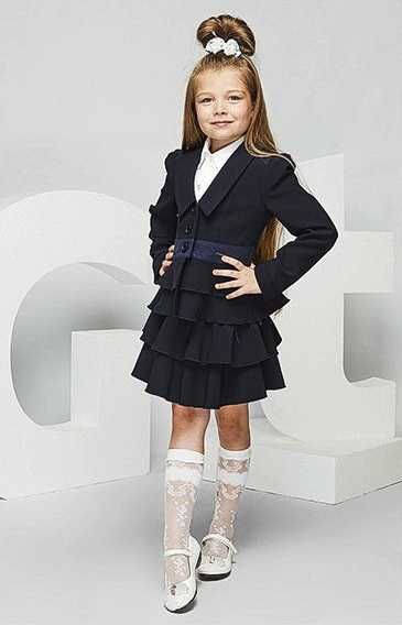 Костюм школьный Lakshmi Mix р. 34 рост 140 см пиджак юбка форма