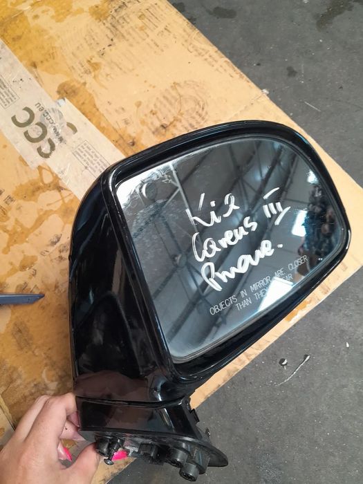 Lusterko prawe Kia Carens III 3 CZARNE !!