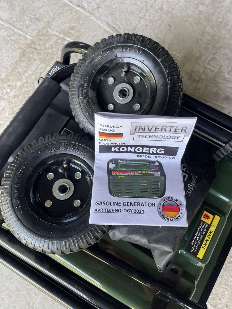 Nowy Generator prądotwórczy KONGERG KG-97-GN spalinowy