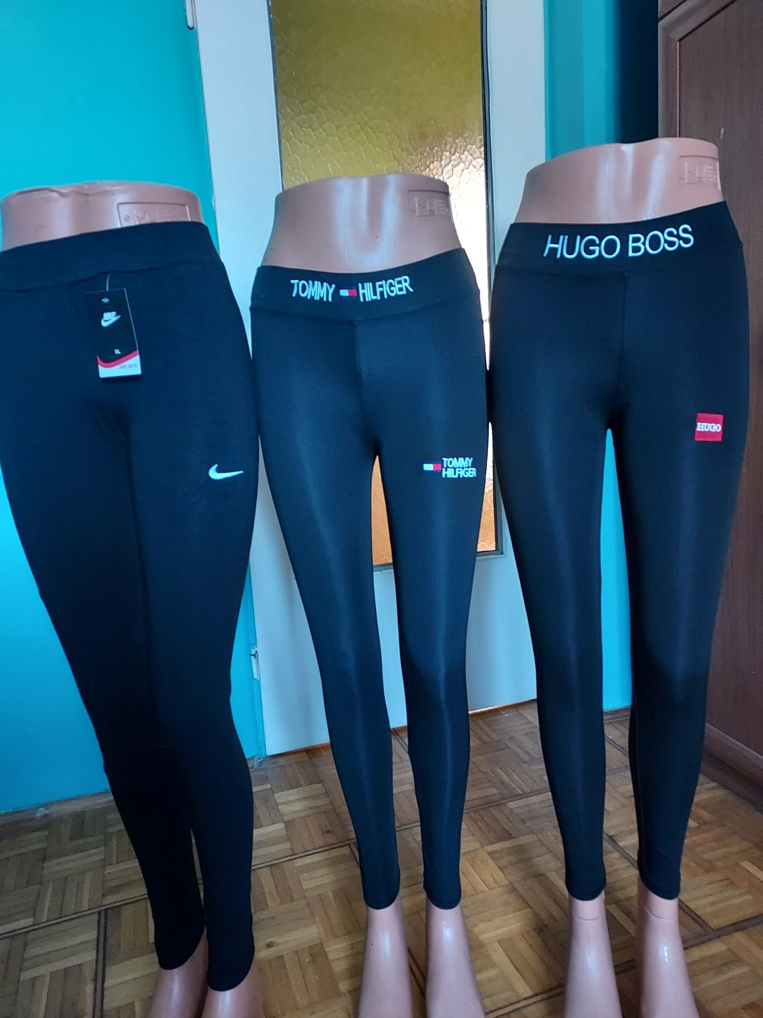 Leginsy premium wyszywane logo pełna metkowania. Rozmiar. M.L.XL.XXL.
