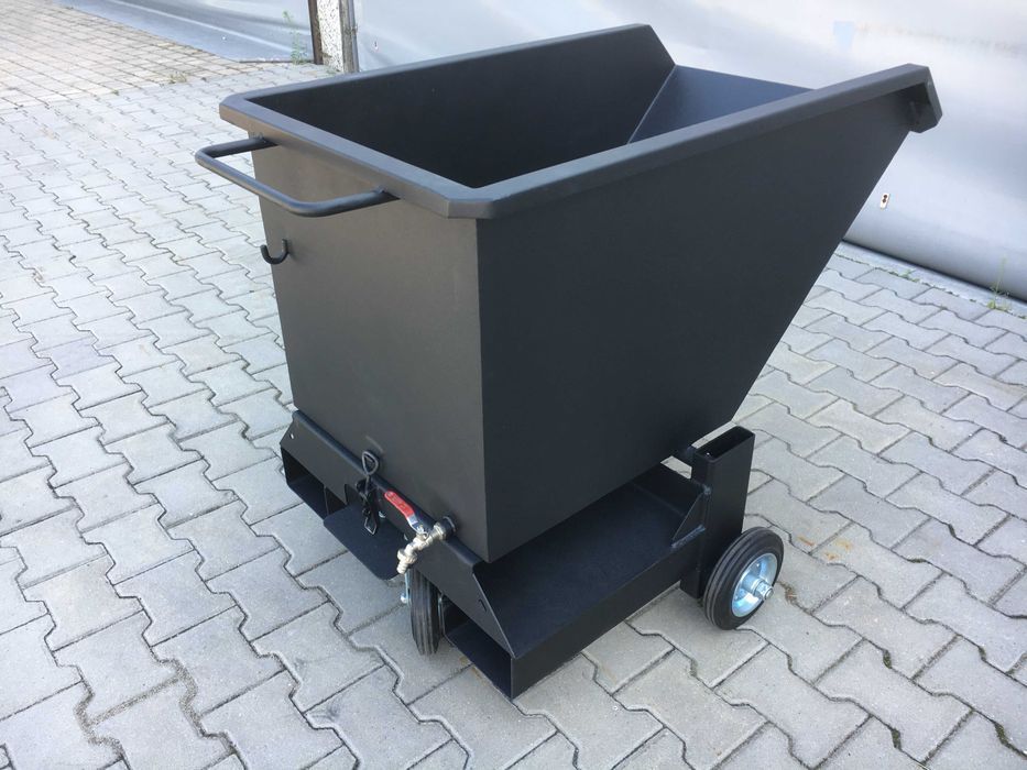 Sprytny Pojemnik Samowyładowczy Mały PMMC LIGHT 600L Koleba na kołach.