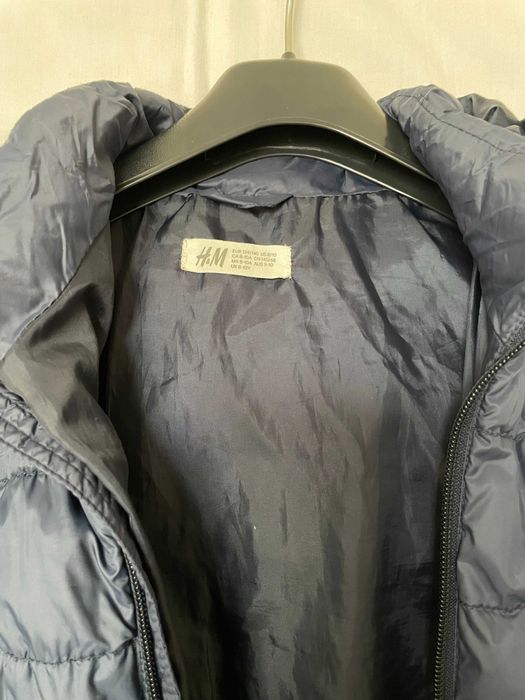 Kurtka puchowa marki H&M, rozmiar na 134-140 cm, stan b. dobry