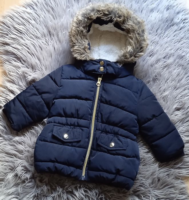 Ciepła zimowa kurtka dla dziewczynki Young Dimension 3-6M 68cm