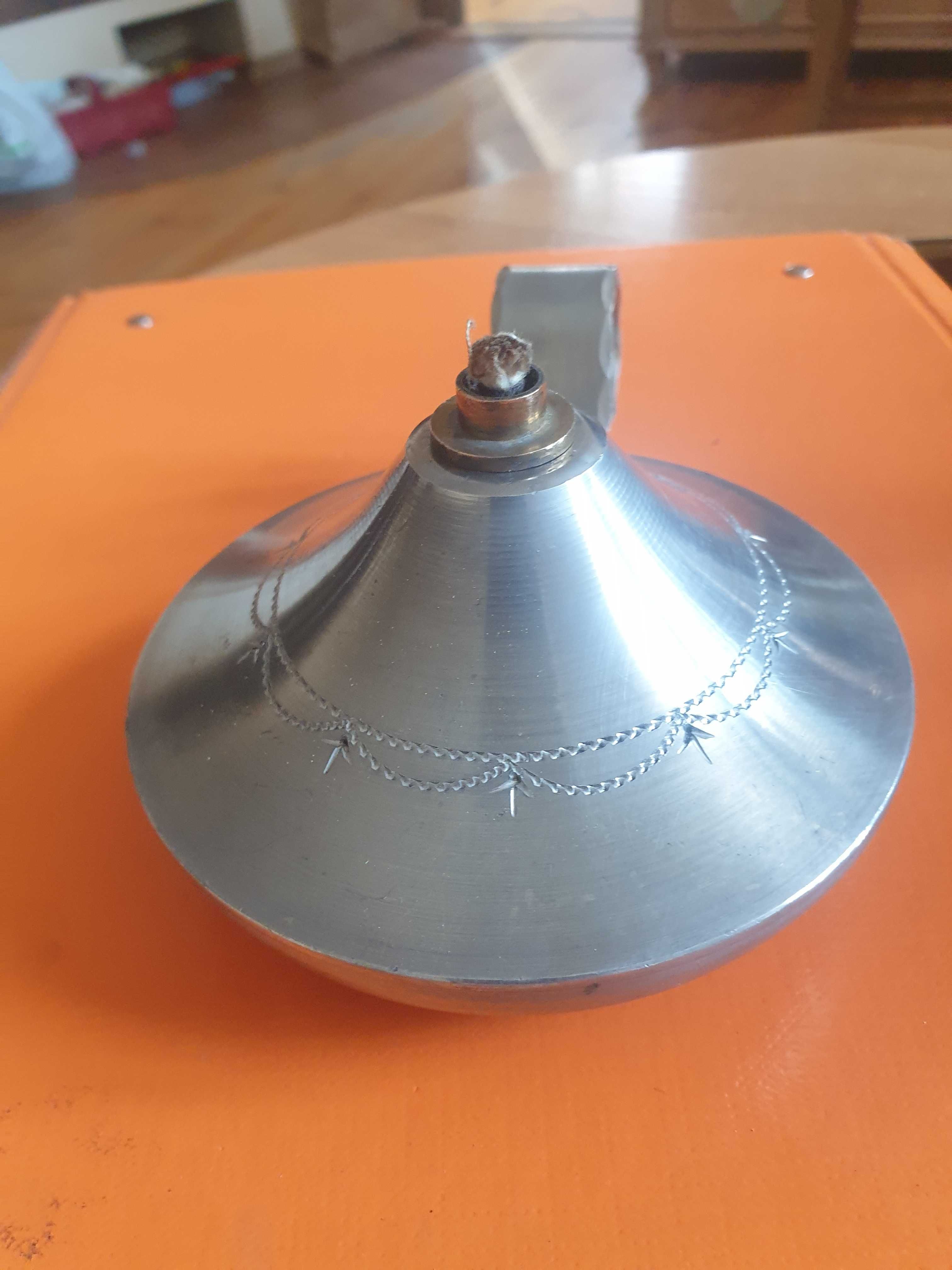 lampa naftowa cynowa JOKKMOKKS TENN Pewter Origin Sweden.