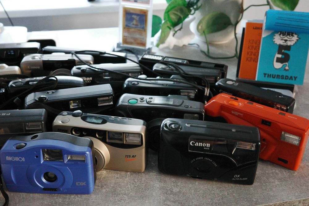 32 analogowe aparaty – na części, Leica Z2X, Ricoh, Canon, Nikon
