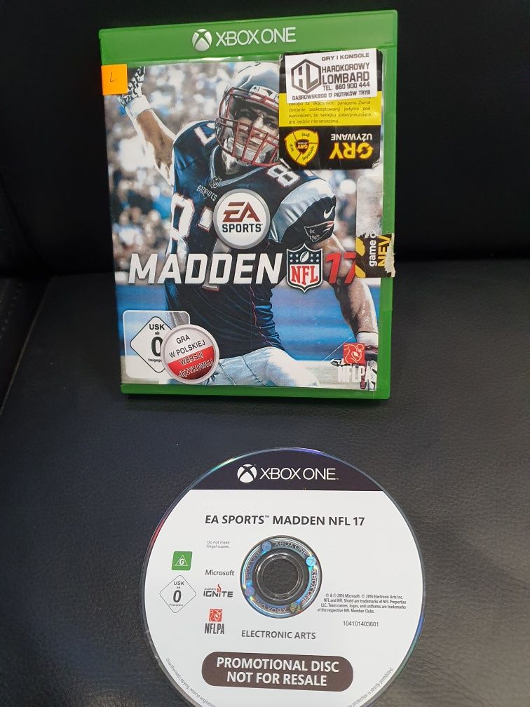 Gra gry xbox one series x Madden NFL 17 2017 promotional