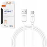 Mocny Kabel Usb-C Typ C Szybki 2.1A Recci Biały