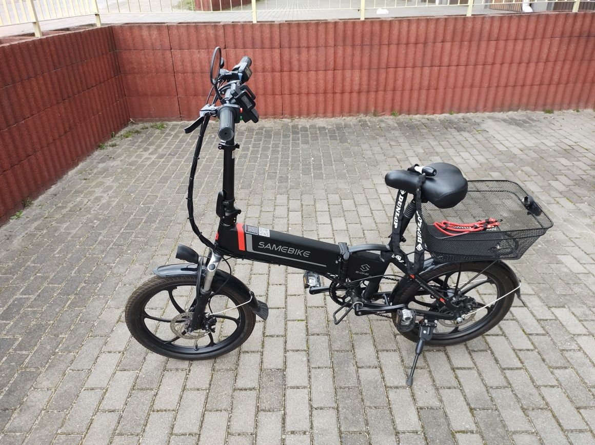 SAMEBIKE rower elektryczny miejski (bateria do wymiany)