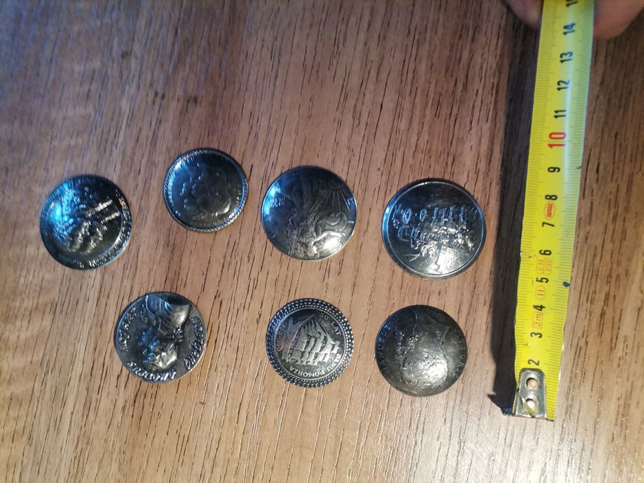 Zawieszki miedziane posrebrzane