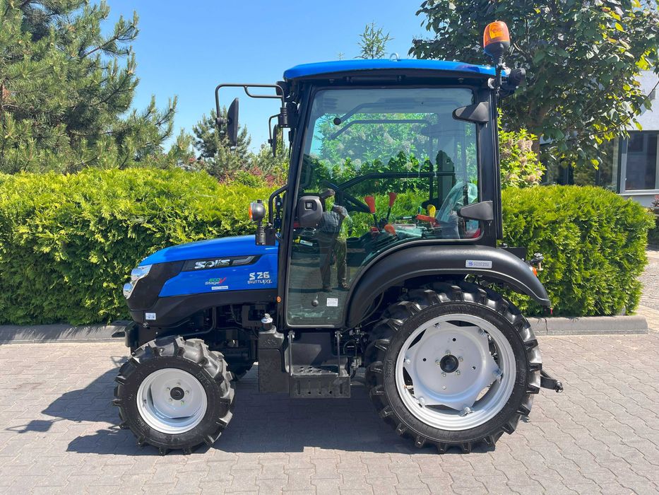 Solis 26 Minitraktorek  silnik Mitsubishi 24 KM do Ogrodu sadu Osprzęt