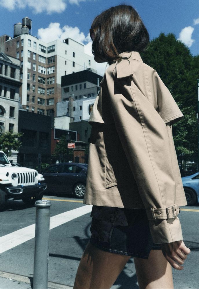Тренч пальто zara