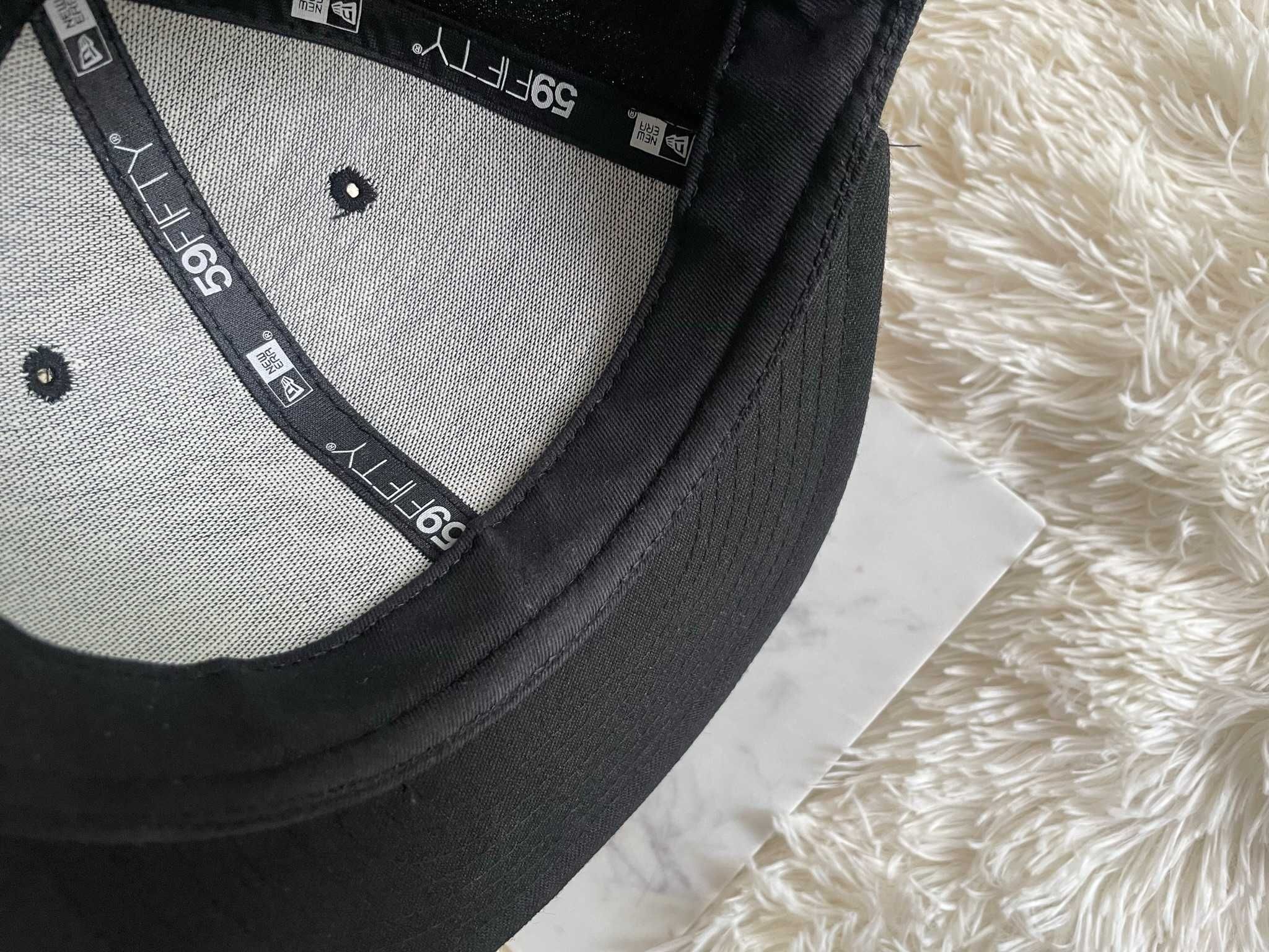 New Era full cap czarna czapka Atlanta wełna 59fifty 7 55,8 cm uniseks