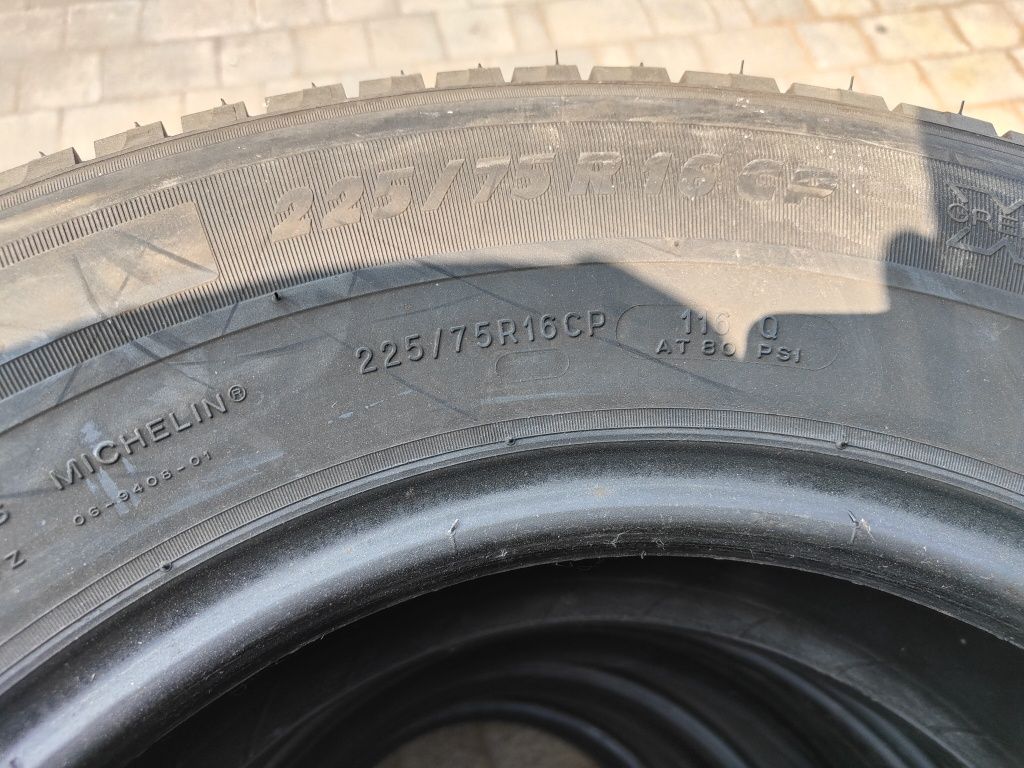 225/75/16CP 116Q Michelin agilis camping opony letnie 4szt 8mm CP1