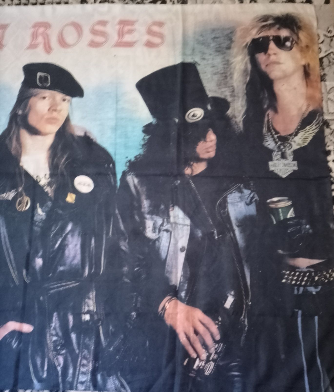 Баннер, постер тканинний Guns N' Roses.