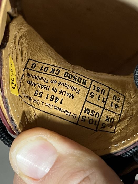 Dr Martens туфли кожаные оригинал 41.5 размер полуботинки мартинс