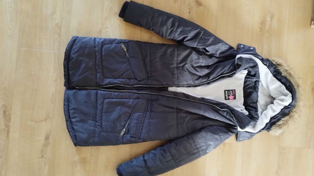 płaszcz zimowy/ kurtka cool club smyk 170 dziewczynka