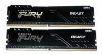 RAM Kingston Fury Beast 16GB 2x8GB DDR4 3600MHz CL17 1.35V
