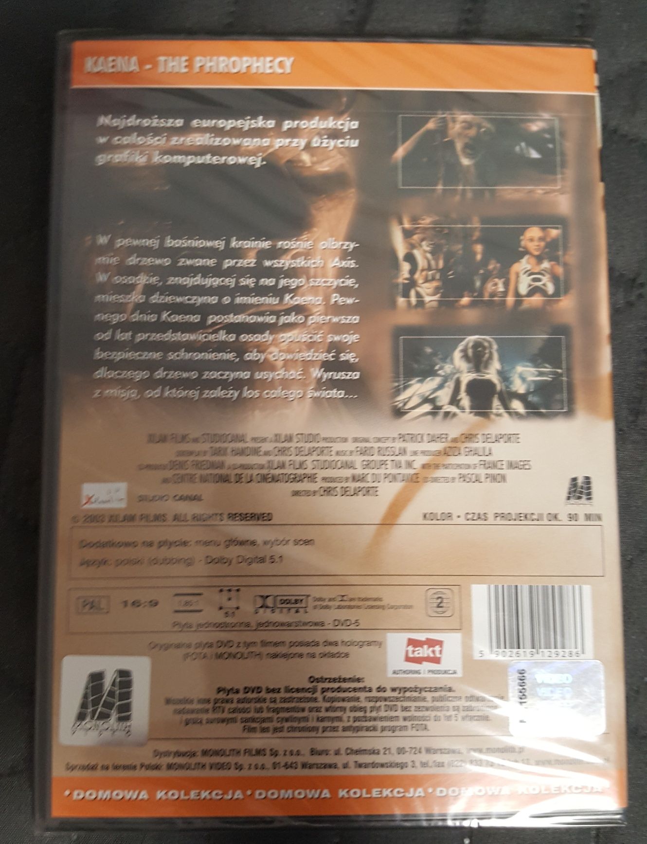 Kaena Zagłada Światów DVD PL