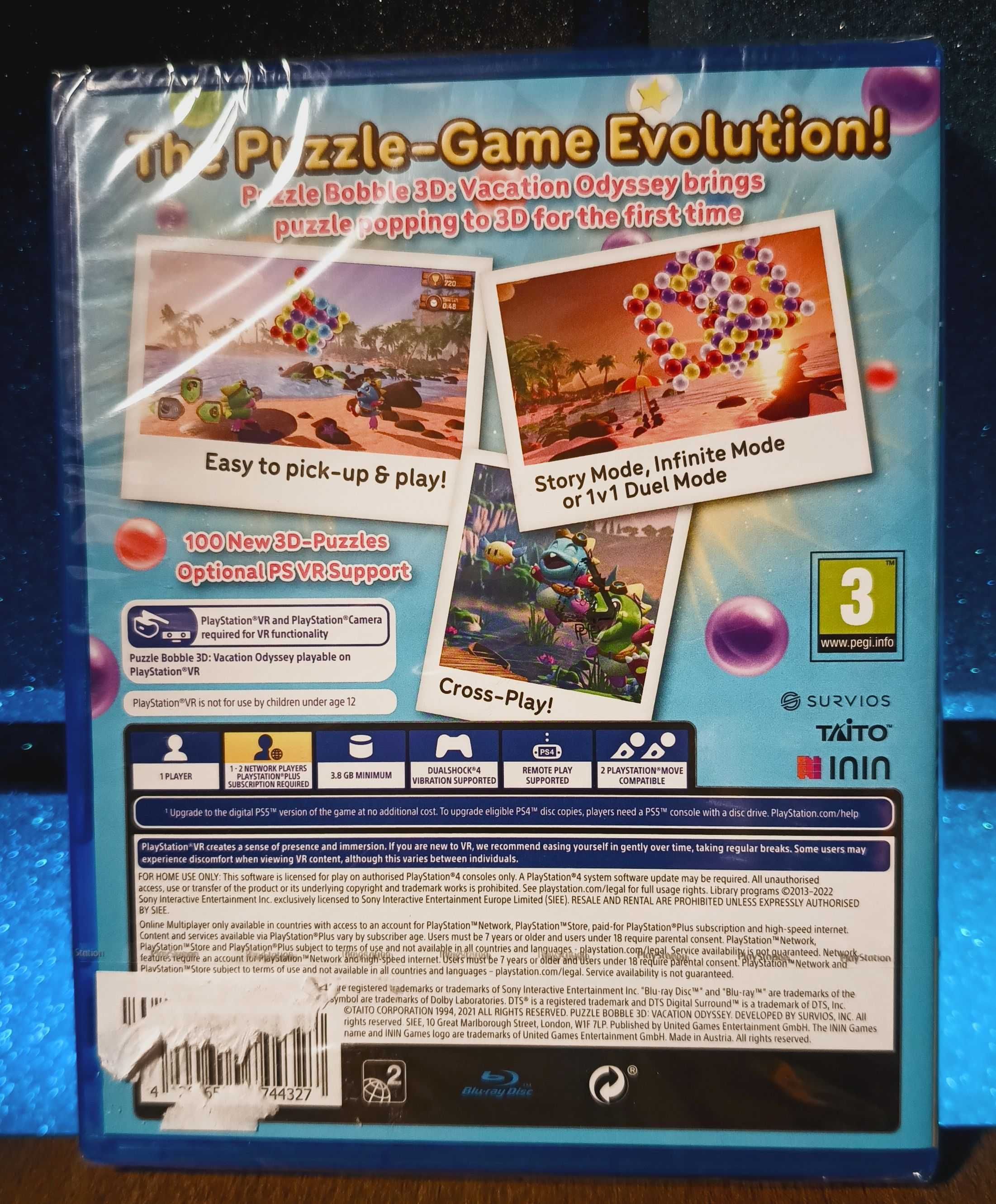 Puzzle Bobble 3D: Vacation Odyssey PS4 / PS5 - świetna gra dla dzieci