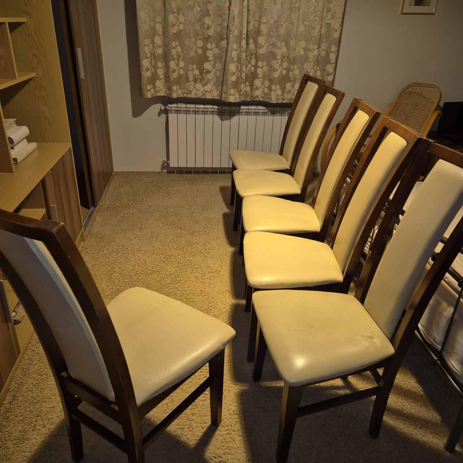 6 krzeseł drewnianych krzesło stołek