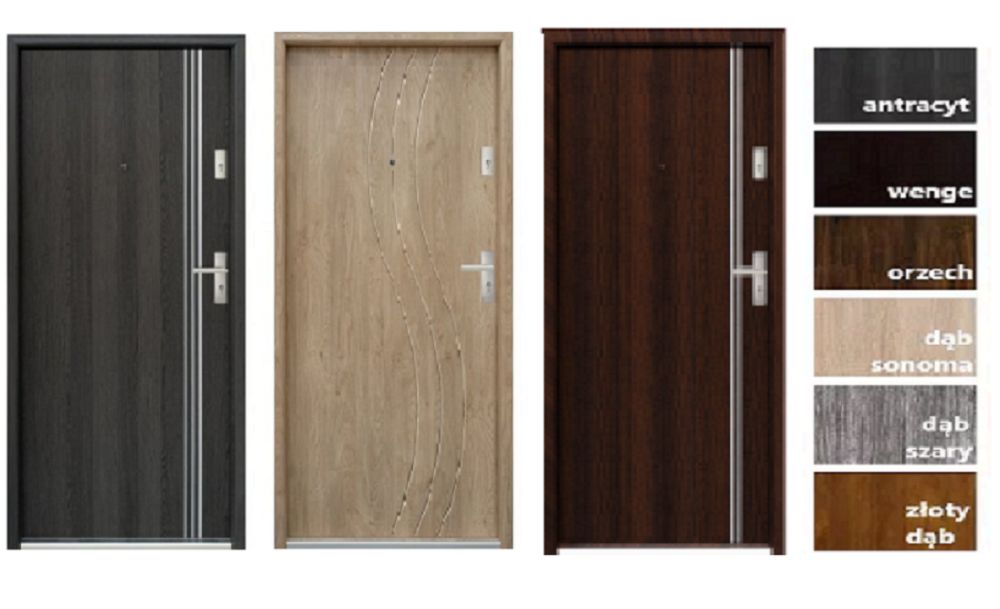 Wejściowe drzwi zewnętrzne z MONTAŻEM do mieszkań w bloku, wyciszone