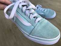 Vans sapatilhas verde água