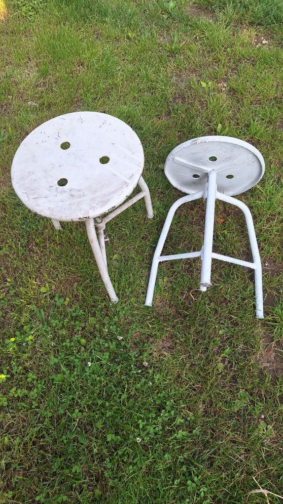 Taboret stołek medyczny szpitalny PRL