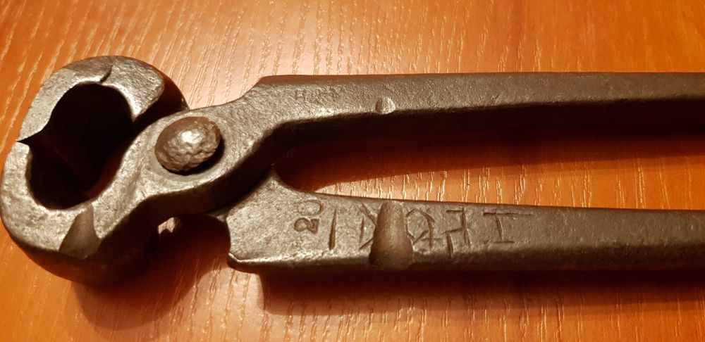 Obcęgi cęgi HKM kowalskie kute do podkuwania