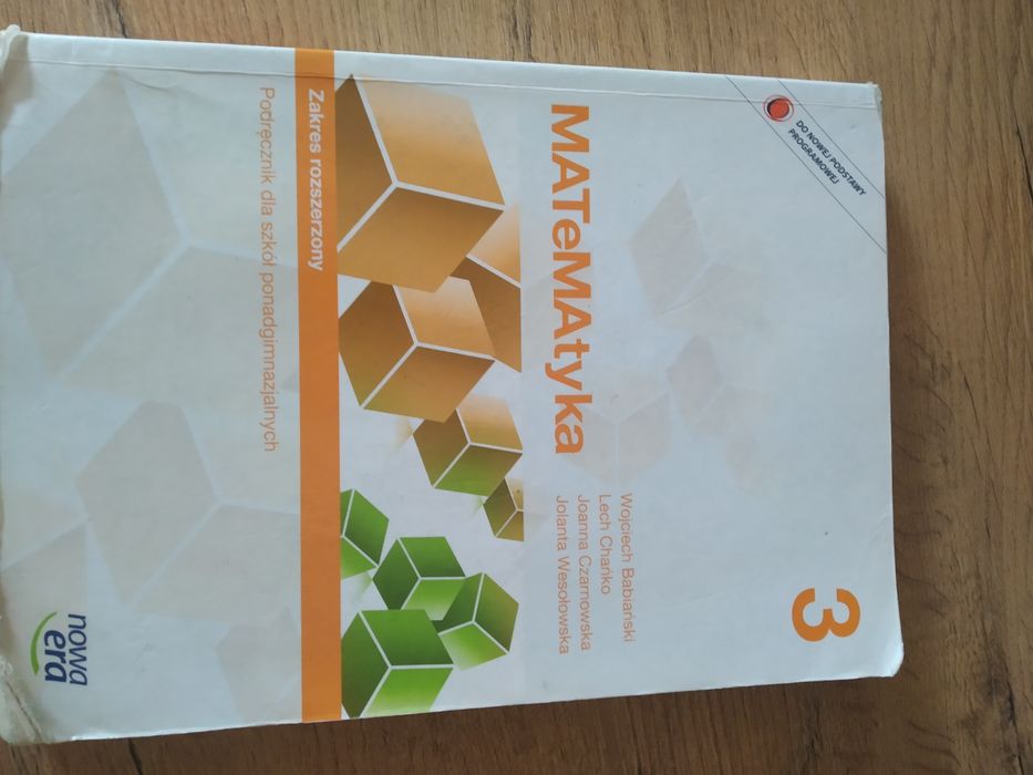 Podręcznik Matematyka 3. Zakres rozszerzony