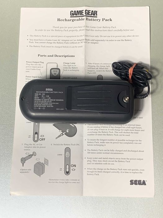 Оригінальні аксесуари для Sega Game Gear