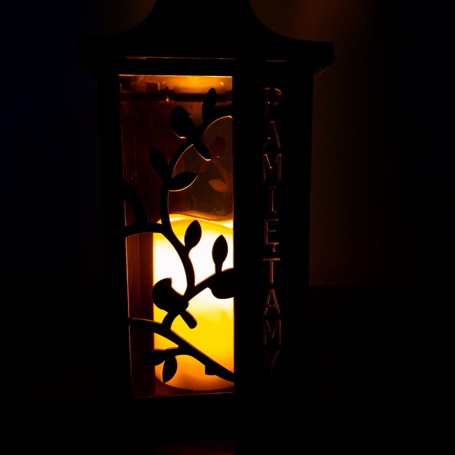 Duży znicz led lampion statuetka świeca lampka na cmentarz grób