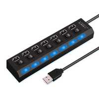 Rozdzielacz multi USB HUB 2.0 7 PORTÓW!Przeczytaj OPIS!