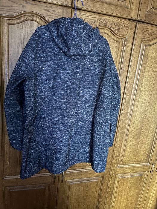 Куртка Ветровка на флисе Батал ПОГ 68 см