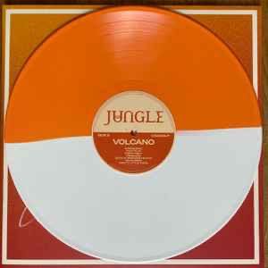 Jungle ‎– Volcano. Vinyl Orange / White Split assinado