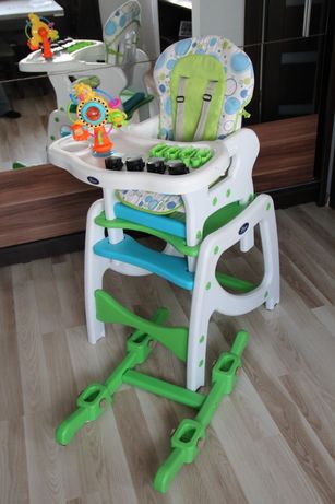 WYSYŁKA Krzesełko do karmienia Kinder prince+ GRATIS Zabawka