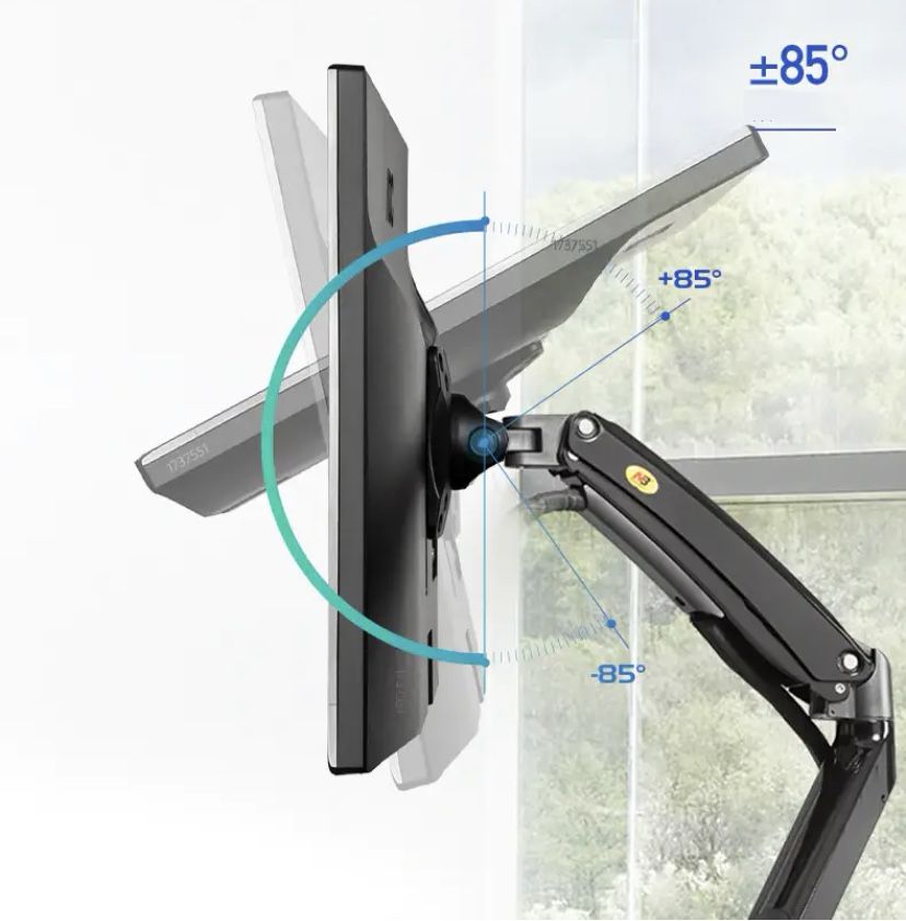 Настільне кріплення для монітора F100 22-35" Кронштейн поворотний
