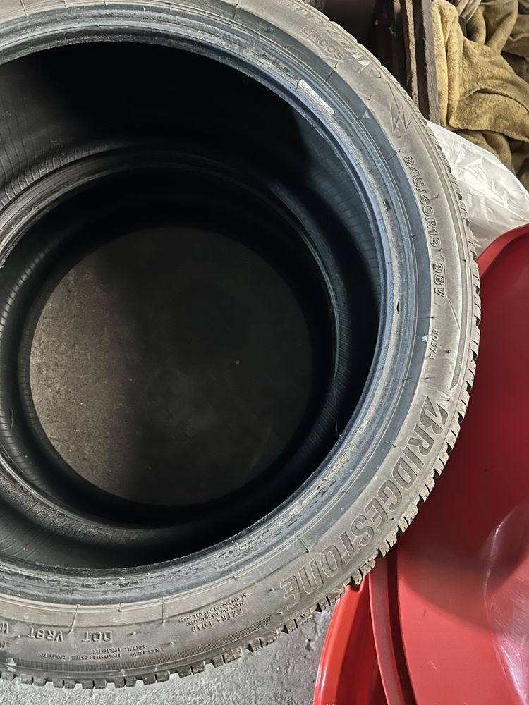 Opony zimowe, Bridgestone Blizzak lm005 245/40 r19, 2021, 6,5mm