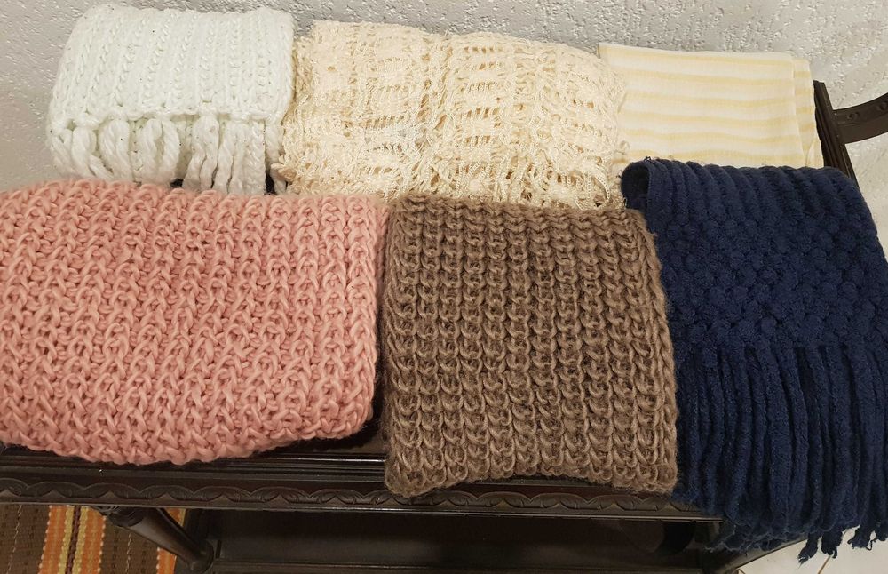 Cachecois e golas para senhora 6 unidades  Tudo 15€