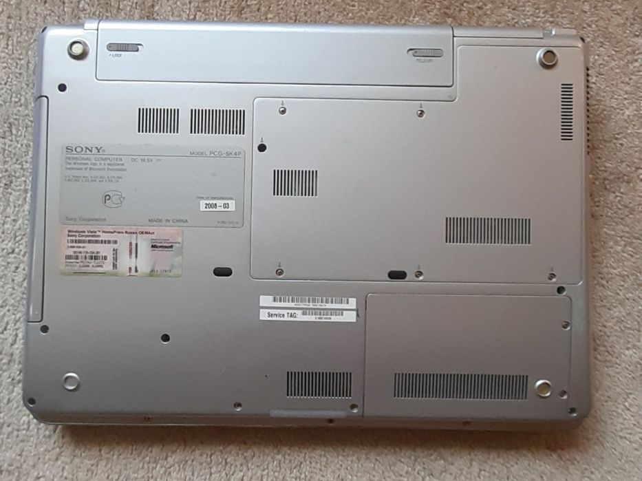 Ноутбук   Sony VGN-CR31SR/L