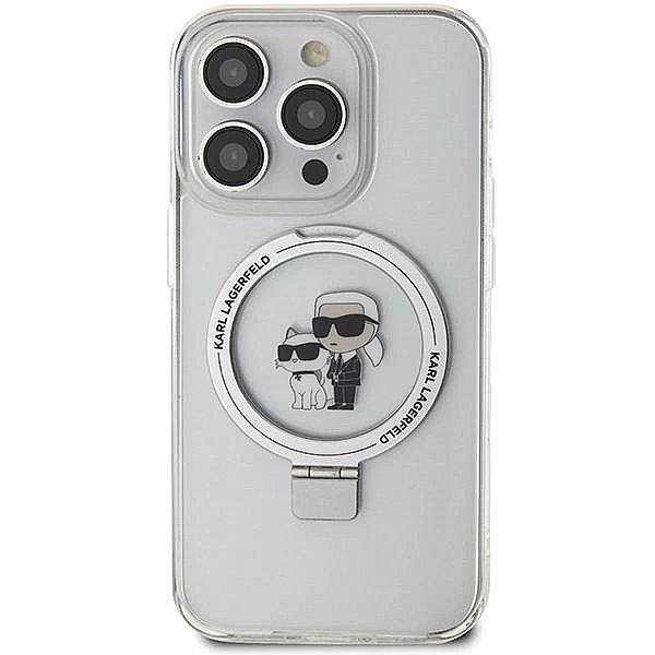 Etui Karl Lagerfeld Ring Stand Karl&Choupettte MagSafe do iPhone 14 Pr