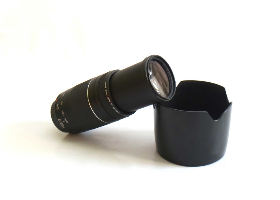 Lente Canon EF 75-300mm III Err01