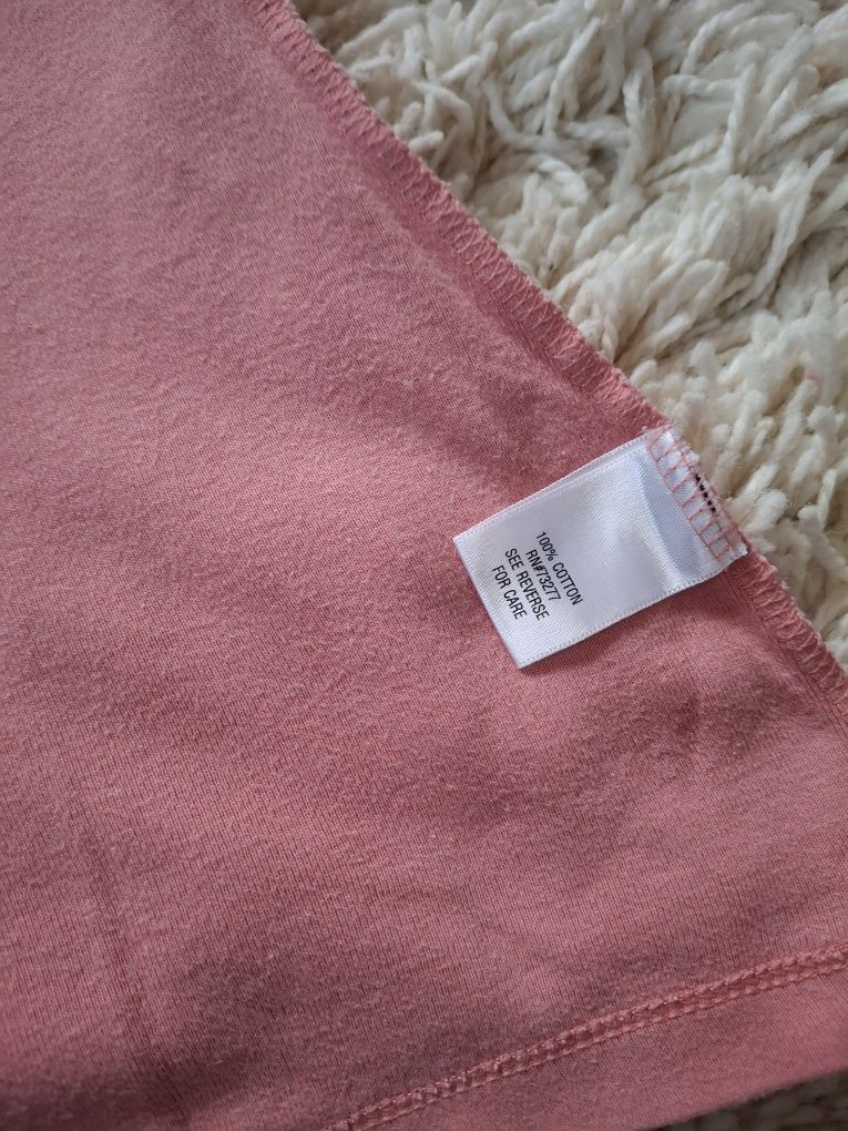 Różowa polówka z kieszeniami, tshirt damski, napy Sonoma